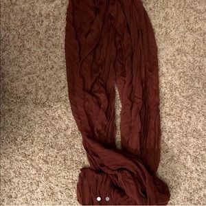 H&M maroon scarf